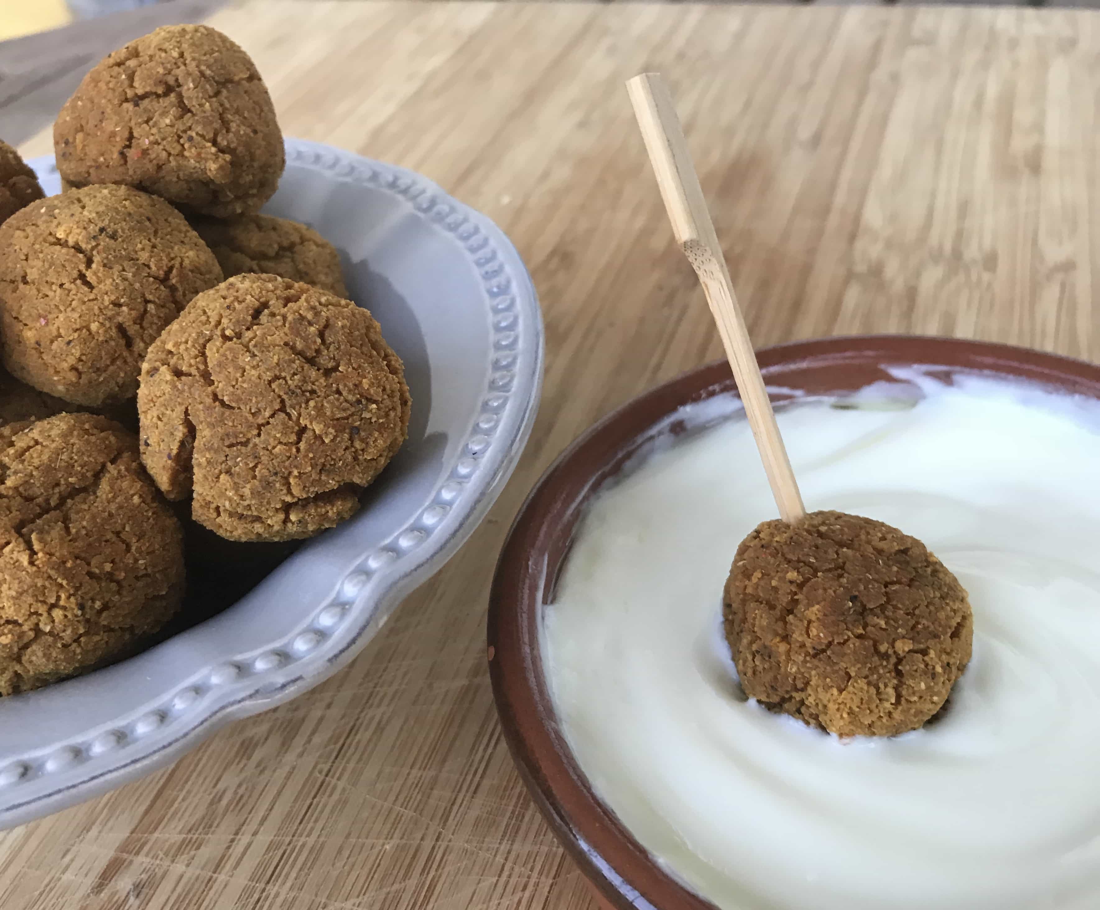 Boulettes de Tofu aux &eacute;pices et citron confit
